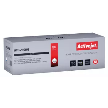 Toner ActiveJet ATB-2590N compatível com Brother TN2590, preto, 1200 páginas, pack individual