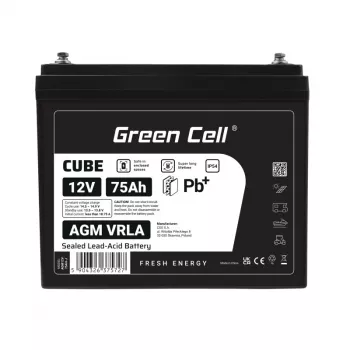 Bateria AGM VRLA 12V 75Ah IP54