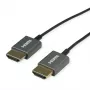 Cabo coaxial HDMI ROLINE ultrafino 4K60 ST/ST - cabo - digital/ecrã/vídeo (11.04.5938)