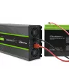 Inversor de onda pura Qoltec 51923 Monolith | 3000W | 6000W | 24V para 230V | LCD