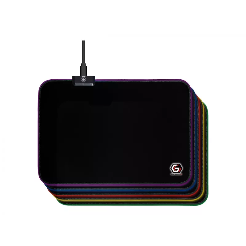 Tapete de rato gaming tamanho M com iluminação LED