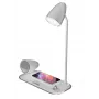 Carregador de secretária sem fios Tellur TLL151371 com altifalante Bluetooth e candeeiro de secretária