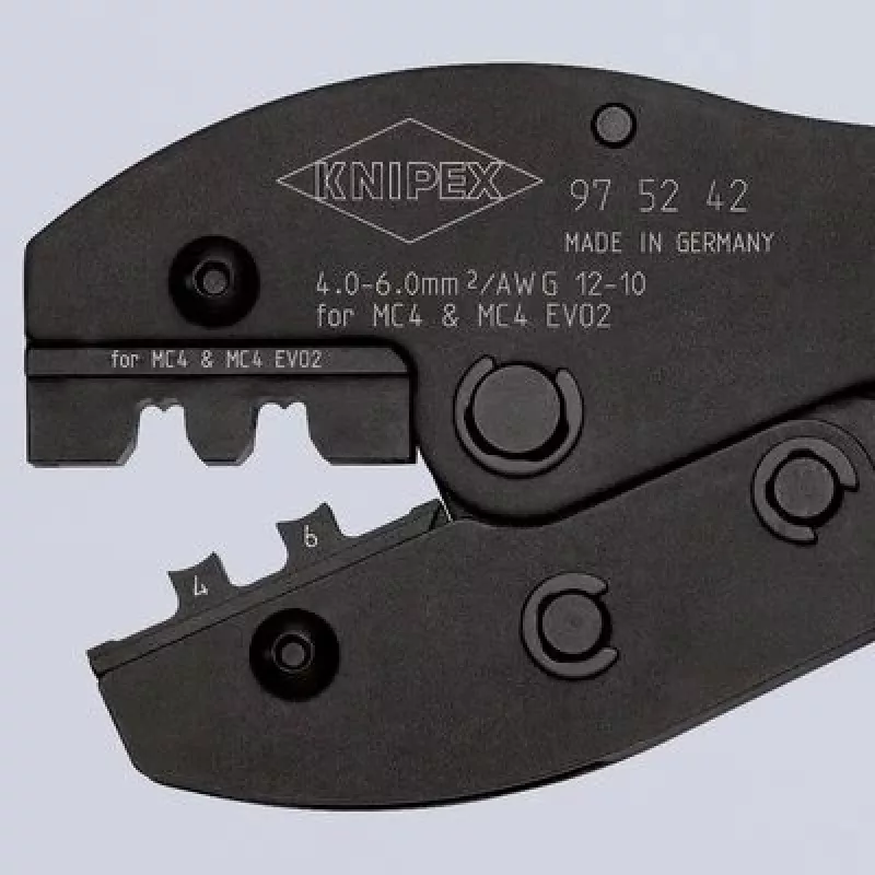 Alicate de cravar KNIPEX PreciForce para MC4 / EVO2