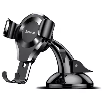 Suporte de carro por gravidade Baseus Osculum para telefone (preto)