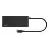 Belkin Connect, USB Type-C, HDMI, USB 2.0 Type-A, USB 3.2 Gen 1 (3.1 Gen 1) Type-C, MicroSD (TransFlash), SD, preto, cabo redondo, 0,2 m