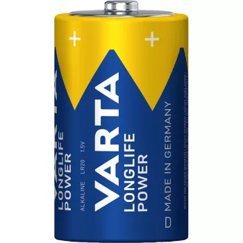 Pilha Varta LONGLIFE Power D — pack de 2