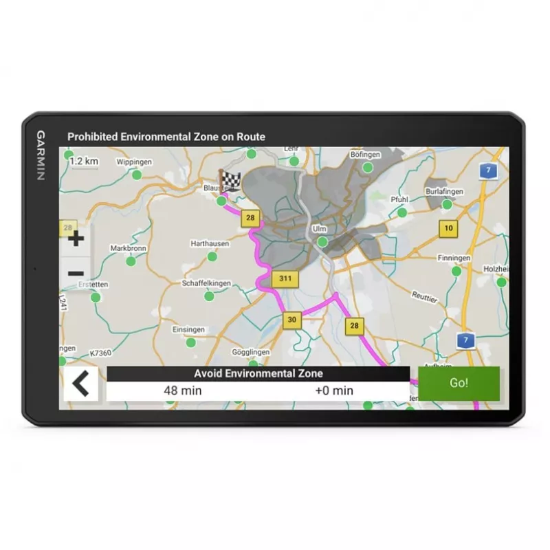 Sistema de navegação Garmin 1095 Fixo 25,6 cm (10.1 ) Ecrã tátil TFT 554 g preto (010-02749-10)