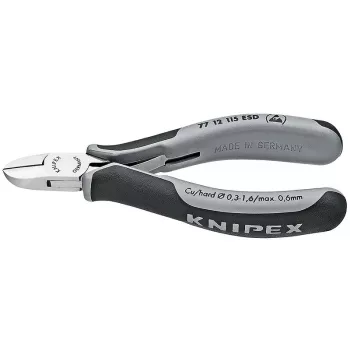 Alicate de corte diagonal Knipex 77 12 115 ESD