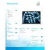 MacBook Air 15,3 polegadas: M4 10/10, 16GB, 512GB, 35W - azul-céu - MC7A4ZE/A/D1