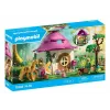 Conjunto de figuras Princess Magic 71838 Casa de fadas acolhedora e unicórnio dourado