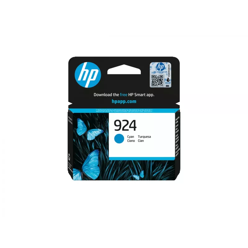 Tinteiro original HP 924 ciano