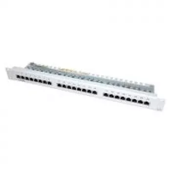 VALUE Cat. 5e 48,30cm (19)-Patchpanel, 24P, blindado, cinzento claro (26.99.0329)