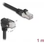 Cabo de rede DeLOCK preto 1 m Cat6 SF/UTP RJ-45
