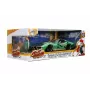 Carro Jada Toys Street Fighter 1969 Chevrolet 1:24 metal verde