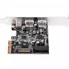 SilverStone ECU05 - adaptador USB - PCIe 2.0 x2 Low Profile - USB 3.1 Type-C x 1 + USB3.0 x 2 + USB3.0 (interno) x 2 (SST-ECU05)