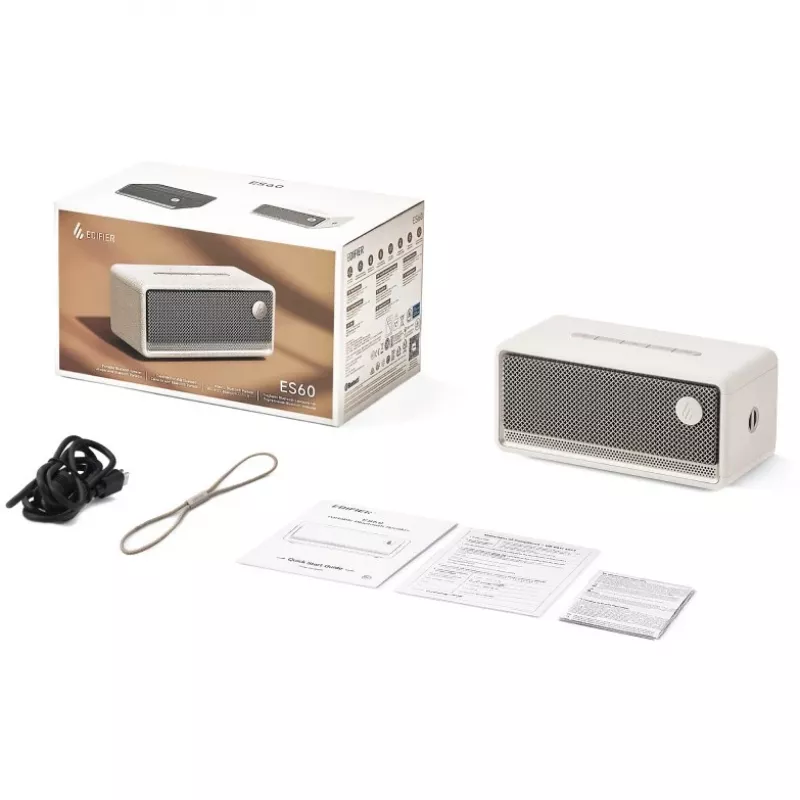 Altifalante estéreo portátil Edifier ES60 branco
