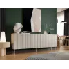 Cómoda Cama Meble ISLA 2000x400x750 mm, caxemira mate, corpo em aglomerado