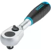 Catraca reversível de dentes finos HiPer 863HP, 1/4 (preto/azul, ângulo de rotação 4°, retenção por esfera)