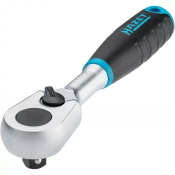 Catraca reversível de dentes finos HiPer 863HP, 1/4 (preto/azul, ângulo de rotação 4°, retenção por esfera)