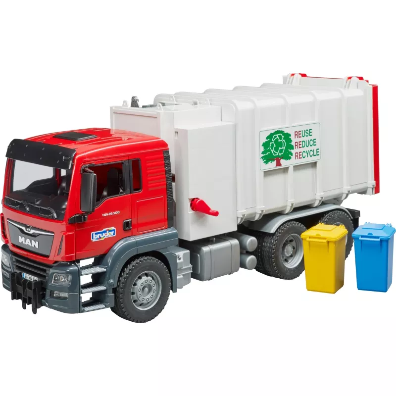 Bruder Man carregador lateral de contentores 2-4 - idade 5-7