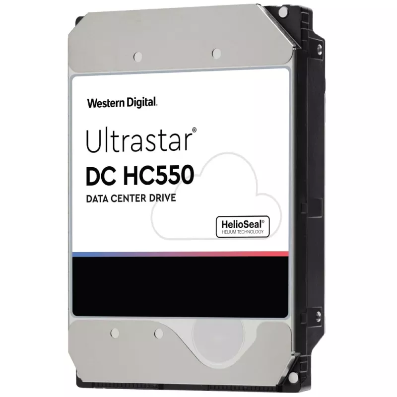 Disco rígido interno de 3,5 polegadas Western Digital Ultrastar DC HC550 – 18 TB, SAS 6 Gbit/s, 7200 rpm, 512 MB de cache