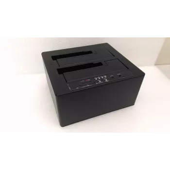 SALE OUT. SALE OUT. Raidsonic Icy Box | IB-121CL-C31 CloneStation para 2x HDD/SSD com USB 3.1 (Gen 2) Type-C | USADO, RECONDICIONADO, SEM EMBALAGEM ORIGINAL E MANUAIS