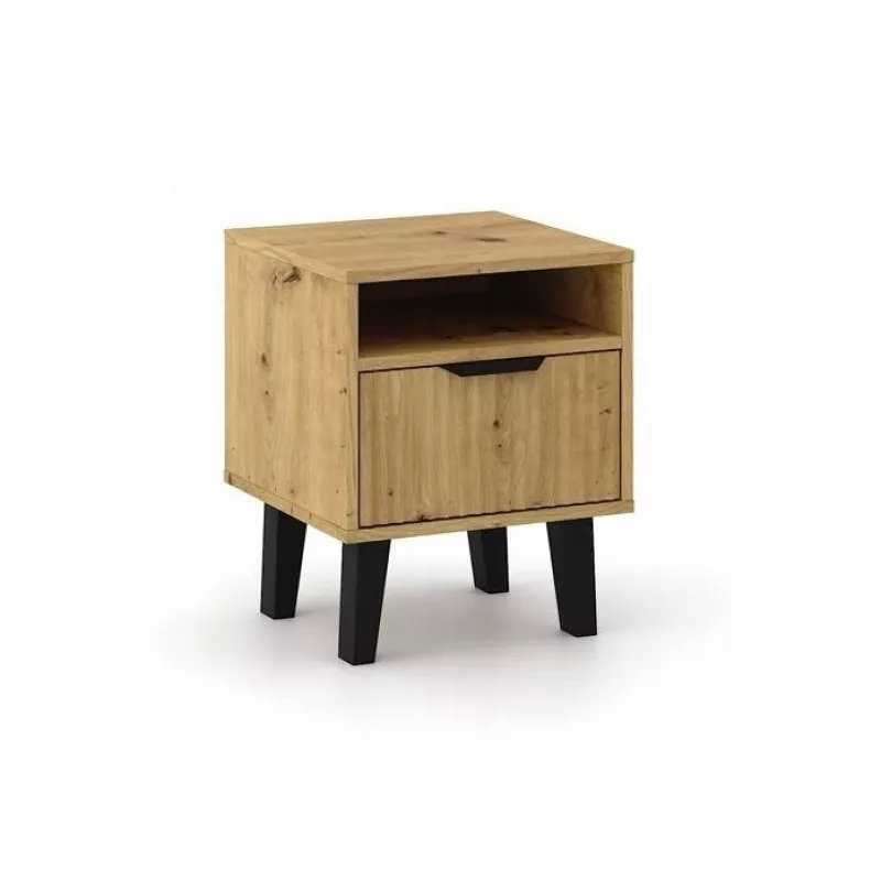 Mesa de cabeceira SCANDI 1S fino carvalho ARTISAN