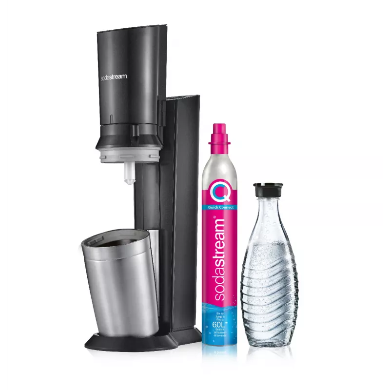 Máquina de gaseificar SodaStream Crystal 3.0 preta