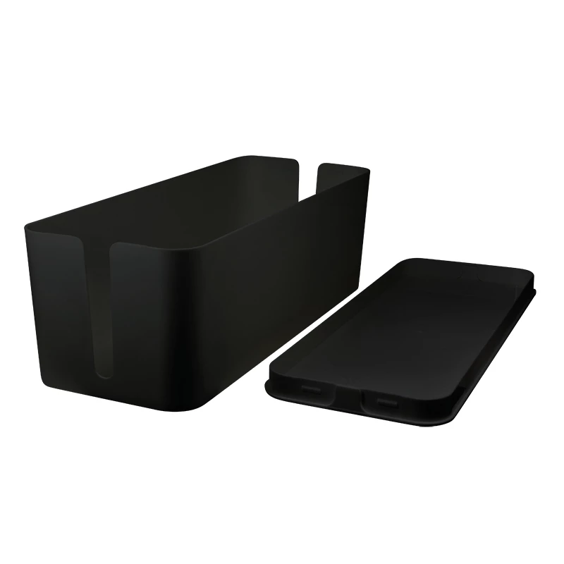 Organizador de caixa de cabos, preto
