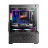 Caixa de PC Mini-Tower TACENS Mars Gaming MC-SE2 — Mini-ITX / Micro-ATX, preto, janela lateral, fonte de alimentação inferior, suporta 2x2,5 polegadas + 1x3,5 polegadas