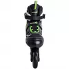 Patins em linha ajustáveis para criança tam. 33-36, patins em linha verde/preto