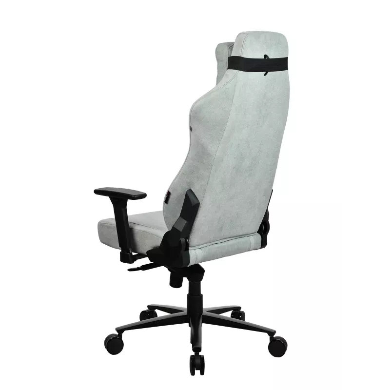 Cadeira gaming Arozzi Vernazza SoftFabric Pearl verde – assento gaming ergonómico, tecido suave
