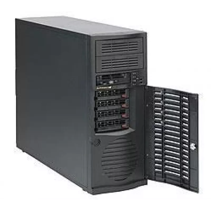 Caixa para servidor Supermicro SuperChassis 733TQ-668B Midi Tower preto