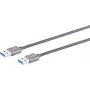 Cabo USB S/CONN 13-37150 USB 3.2 Gen 2 1,5 m cinzento