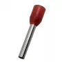 Terminal crimpado isolado 6mm²/10AWG para cabo, cobre, vermelho, 100 unid.