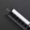 Qoltec 54516 patch panel para rack de 19 polegadas, 24 portas, 1U, UTP, preto
