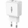 ANSMANN HC218PD - fonte de alimentação - 18 Watt - 3000 mA - PD, QC 3.0 - 2 portas de saída (USB, USB-C) - branco (1001-0111)
