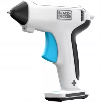 Black+Decker BCGL115-XJ Pistola de cola quente 3,6 V bateria recarregável cabo de carregamento USB-C 1 (BCGL115-XJ)
