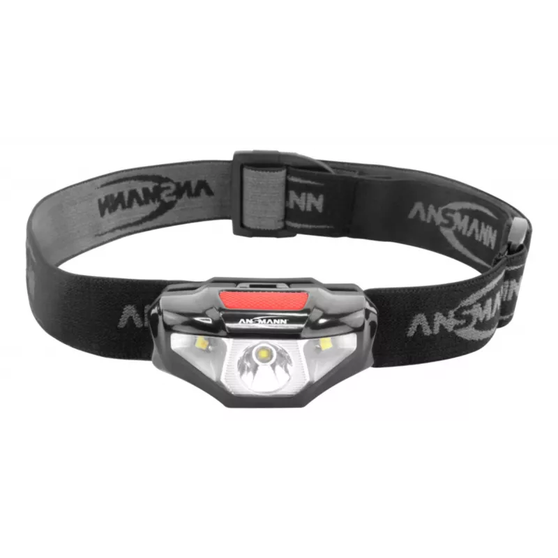Ansmann HD70B - lanterna de cabeça - preto - acrilonitrilo-butadieno-estireno (ABS) - plástico - IP44 - LED - 1 lanterna