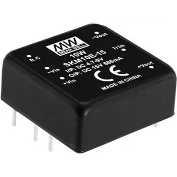 Fonte de alimentação MEAN WELL SKM10B-15 10W 15V 18-36V