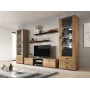 Conjunto de duas prateleiras Cama 125cm SOHO carvalho lefkas/preto