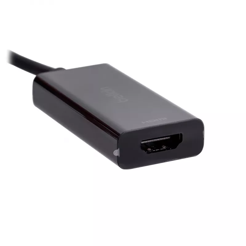 Adaptador de cabo de vídeo Belkin AVC013BTBK HDMI Type-A (Standard) USB Type-C preto