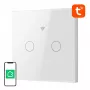 Interruptor de luz inteligente Wi-Fi com toque Gosund SLS2 (modelo SW12) — controlo por toque, conectividade Wi-Fi, cablagem N/dupla opcional