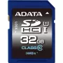 ADATA Premier SDHC UHS-I U1 Class10 32GB, 32 GB, SDHC, Class 10, 30 MB/s, 10 MB/s, Preto, Azul