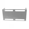 Suporte de equipamento ALLNET para calha DIN/dispositivos de calha DIN T150mm/5HE cinzento-claro montagem frontal