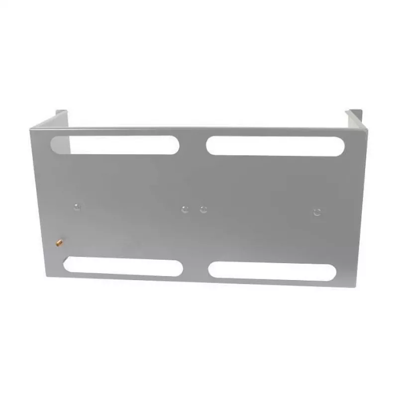 Suporte de equipamento ALLNET para calha DIN/dispositivos de calha DIN T150mm/5HE cinzento-claro montagem frontal