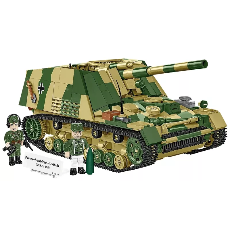 Conjunto de construção Cobi Panzerhaubitze Hummel 1118 peças kit de montagem