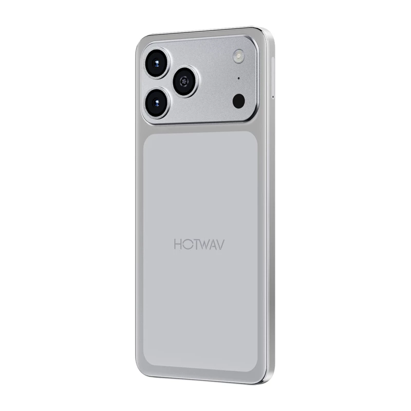Smartphone HOTWAV A17 Pro Max prateado — HOTWAV A17 Pro Max