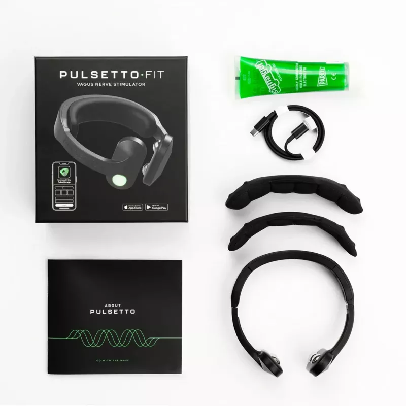 Estimulador do nervo vago HERDEGEN Pulsetto FIT aparelho de massagem, modelo Pulsetto FIT