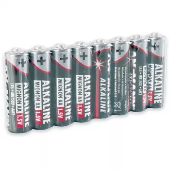 Pilha descartável Ansmann 5015280 AA alcalina preto cinzento